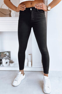 Dámské džíny s vysokým pásem FURY Barva černá DSTREET UY1751