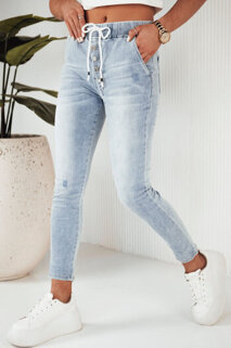 Dámské džíny s vysokým pásem LEIDA Barva modrá DSTREET UY1864