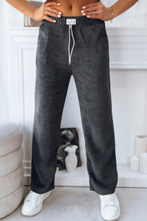 Dámské kalhoty casual SHERRY Barva šedá DSTREET UY1768