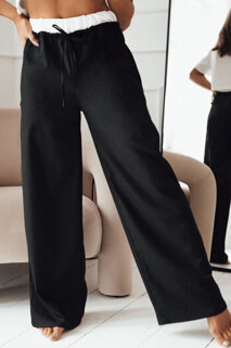Dámské kalhoty casual THAMI Barva černá DSTREET UY1850