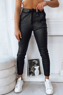 Dámské kalhoty voskované LIZZY Barva černá DSTREET UY1788