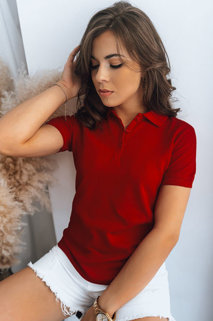 Dámské polo tričko MEGAN  Barva červená DSTREET RY2267