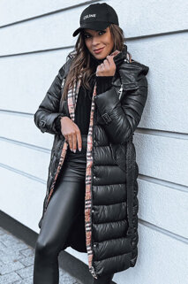 Dámský zimní kabát SPRUCE Barva černá DSTREET TY4001