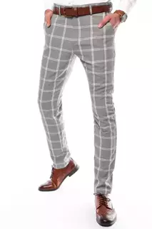 Kalhoty chinos světle šedé Dstreet UX3704