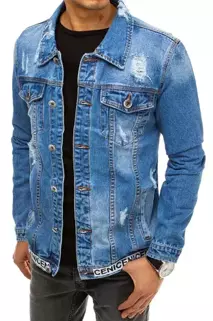 Pánská bunda džínová modrá Dstreet TX3642