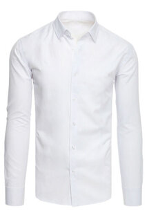 Pánská elegantní košile Barva Bílý DSTREET DX2554