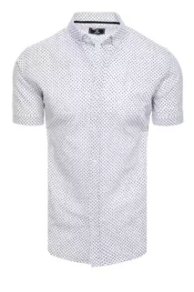Pánská elegantní košile Barva Bílý DSTREET KX1028