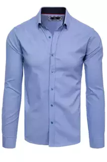 Pánská elegantní košile Barva blankytná modř DSTREET DX2329