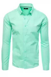 Pánská elegantní košile Barva mintová DSTREET DX2433