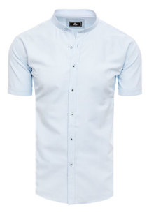 Pánská košile s krátkým rukávem Barva modrá DSTREET KX0995