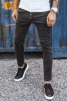 Pánské džíny tmavě šedé Dstreet UX3831