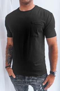 Pánské hladké tričko Barva černá DSTREET RX5287