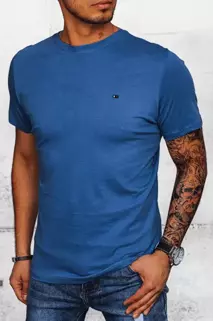 Pánské hladké tričko Barva indigo DSTREET RX5043