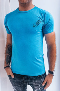Pánské hladké tričko Barva modrá DSTREET RX5295