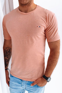 Pánské hladké tričko Barva růžová DSTREET RX5231
