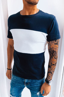 Pánské hladké tričko Barva tmavě modrá DSTREET RX5081