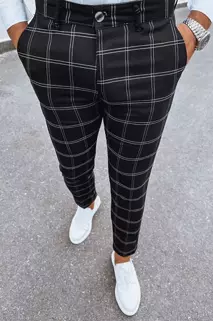 Pánské kalhoty chinos Barva černá DSTREET UX3970
