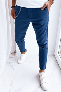 Pánské kalhoty chinos Barva modrá DSTREET UX4009