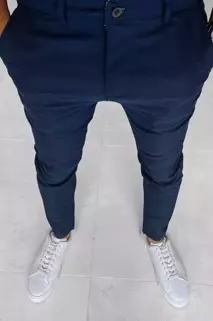 Pánské kalhoty chinos Barva tmavě modrá DSTREET UX3967