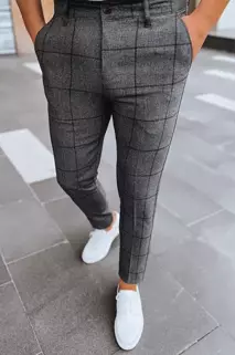 Pánské kalhoty chinos Barva tmavě šedá DSTREET UX3956