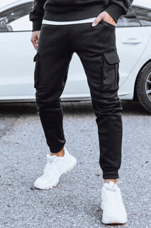 Pánské kalhoty kapsáče Barva černá DSTREET UX4049