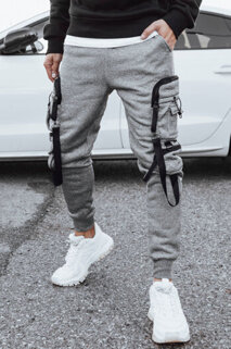 Pánské kalhoty kapsáče Barva šedá DSTREET UX4054