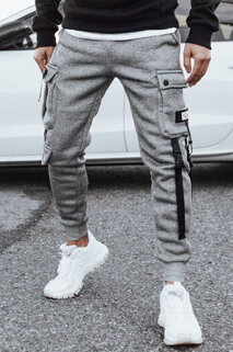 Pánské kalhoty kapsáče Barva šedá DSTREET UX4056