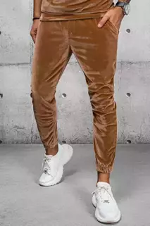 Pánské teplákové kalhoty Barva kamelová DSTREET UX3901