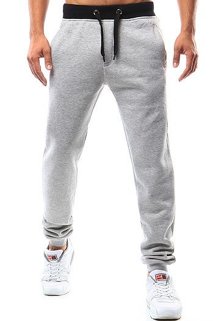 Pánské teplákové kalhoty šedé Dstreet UX2214