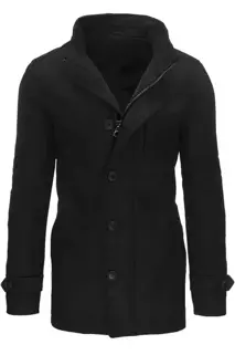 Pánský kabát černý Dstreet CX0435