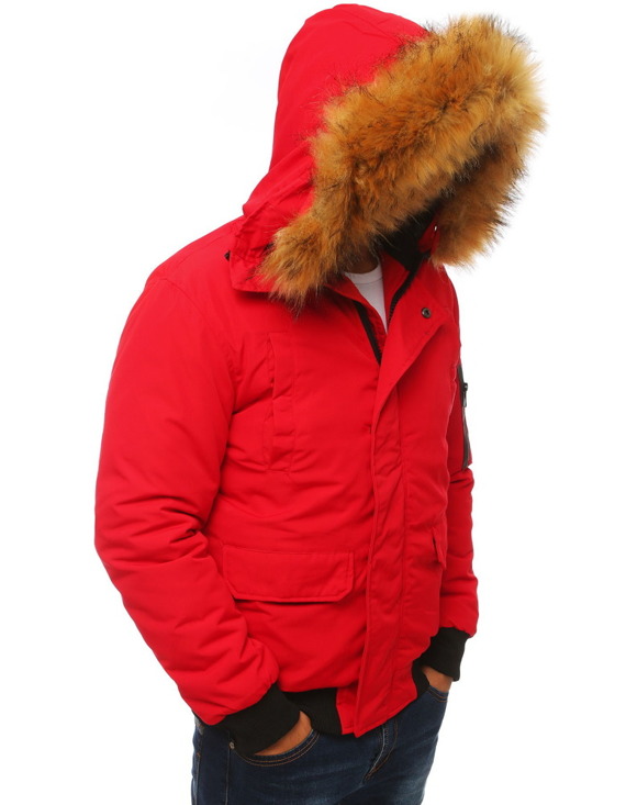 Pánská bunda zimní červená Dstreet TX2875