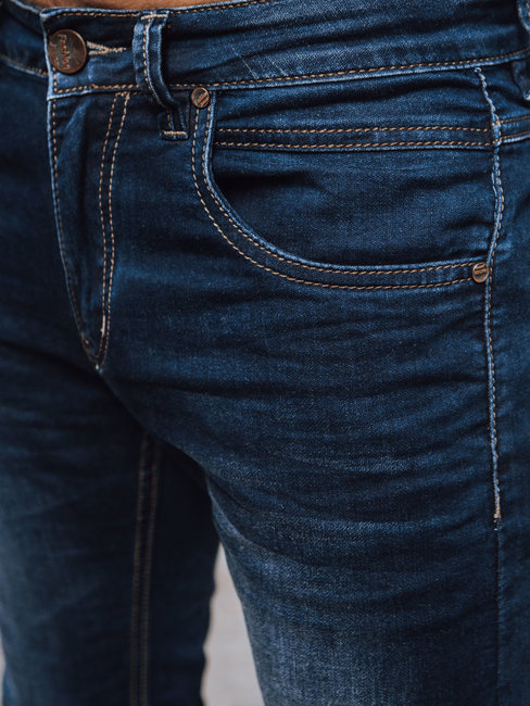 Pánské džínové kalhoty tmavě modré Dstreet UX1309