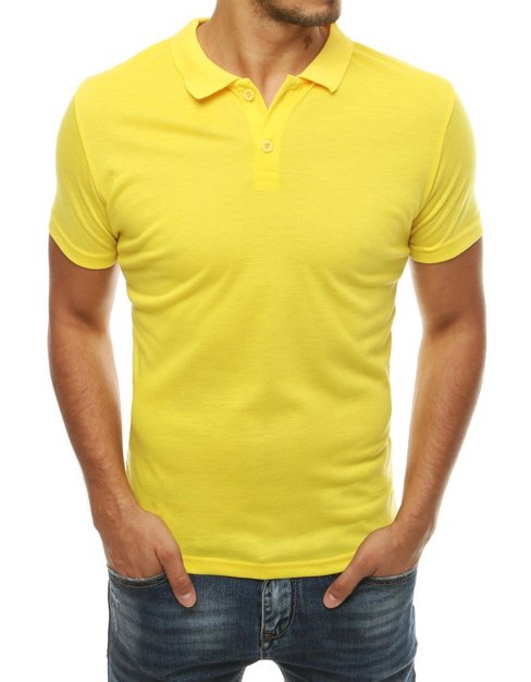 Pánské polo tričko žluté Dstreet PX0314
