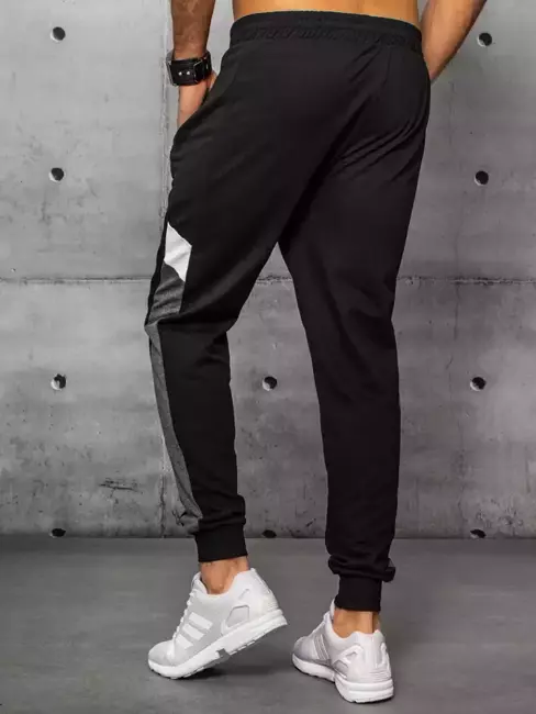 Pánské teplákové kalhoty černé Dstreet UX3201