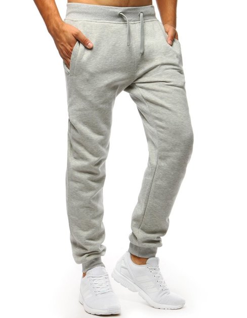 Pánské teplákové kalhoty šedé Dstreet UX2623