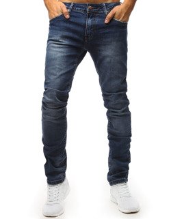 Modré džíny s velkými kapsami UX1317