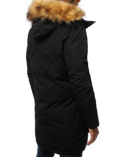 Pánská bunda parka zimní černá Dstreet TX3006_5