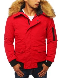 Pánská bunda zimní červená Dstreet TX2875_1