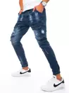 Pánské nákladní kalhoty džínové modré Dstreet UX3271