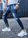 Pánské nákladní kalhoty džínové tmavě modré Dstreet UX3267_2