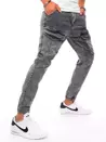 Pánské nákladní kalhoty džínové tmavě šedé Dstreet UX3275