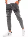 Pánské nákladní kalhoty džínové tmavě šedé Dstreet UX3275_3