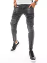 Pánské nákladní kalhoty džínové tmavě šedé Dstreet UX3288_2