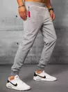 Pánské teplákové kalhoty světle šedé Dstreet UX3206_2