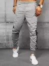 Pánské teplákové kalhoty světle šedé Dstreet UX3236_2