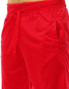 Pánské teplákové šortky červené Dstreet SX0844_4