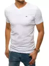Pánské tričko bez potisku bílé Dstreet RX4462_2