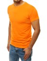Pánské tričko bez potisku světle oranžové Dstreet RX4190_1
