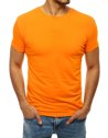 Pánské tričko bez potisku světle oranžové Dstreet RX4190_3