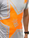 Pánské tričko s potiskem světle šedé Dstreet RX4361_4